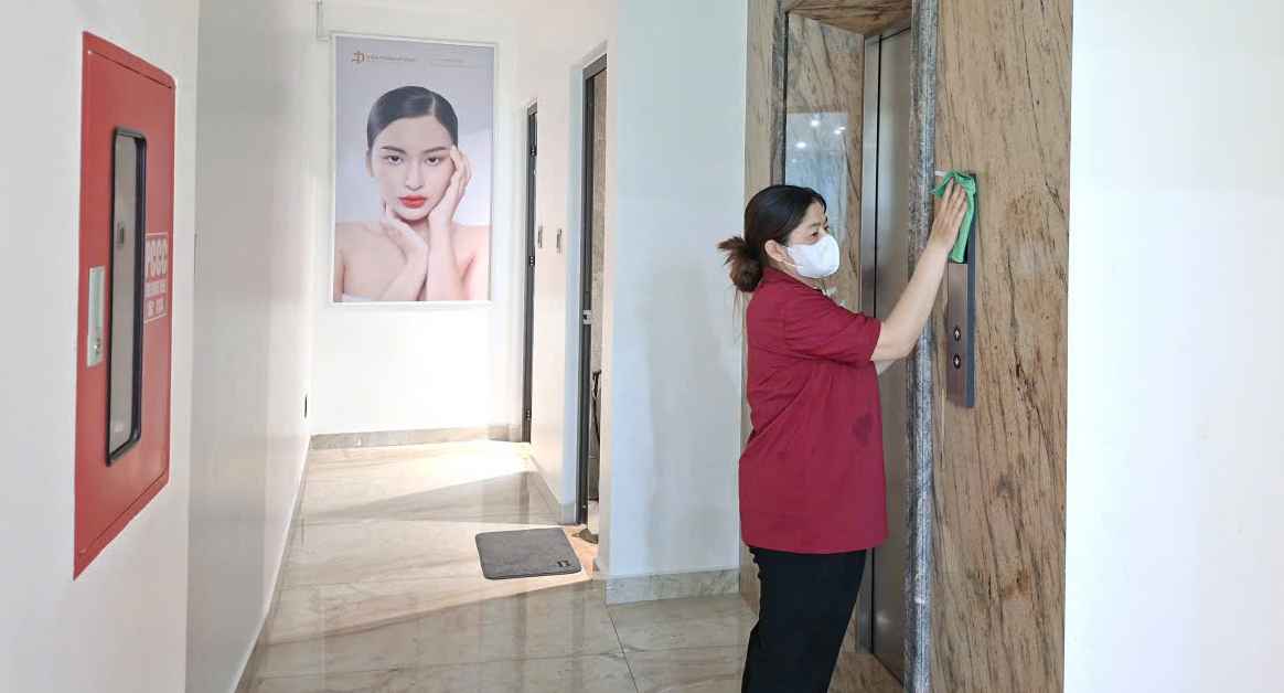 dịch vụ vệ sinh minhthu chuyên vệ sinh trường học, bệnh viện, nhà kho, nhà xưởng, gara, phòng gym